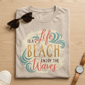 "Coastal Breeze" Graphic Tee