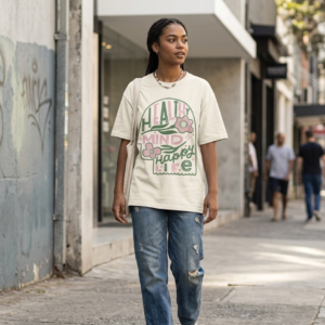"Inner Bloom" Oversized Graphic Tee