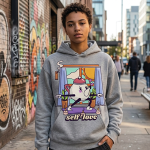 "Self-Love" Graphic Hoodie