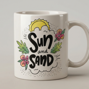"Sun and Sand" Ceramic Mug