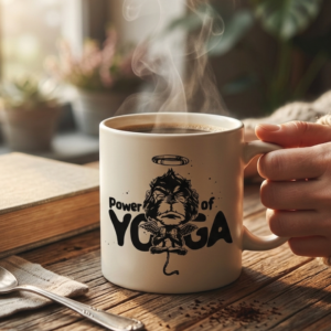 Zen Monkey Ceramic Mug